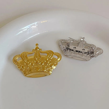 Vacation Roman Style Crown Alloy Unisex Brooches 1 Piece