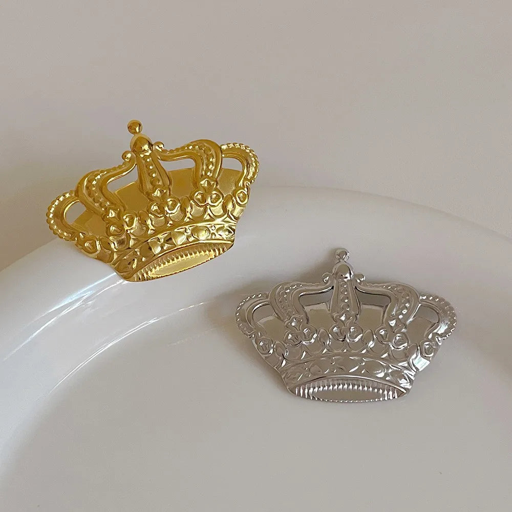 Vacation Roman Style Crown Alloy Unisex Brooches 1 Piece