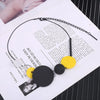 Vacation Simple Style Round Plastic Resin Wholesale Sweater Chain