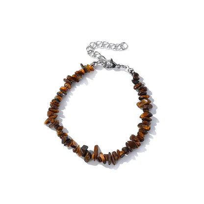 Vacation Streetwear Geometric Natural Stone Beaded Handmade Necklace