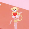 Valentine'S Day Casual Elegant Cute Bear PVC Straw Decorative Cap 1 Piece