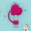 Valentine'S Day Casual Elegant Cute Bear PVC Straw Decorative Cap 1 Piece