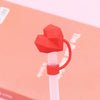 Valentine'S Day Casual Elegant Cute Bear PVC Straw Decorative Cap 1 Piece