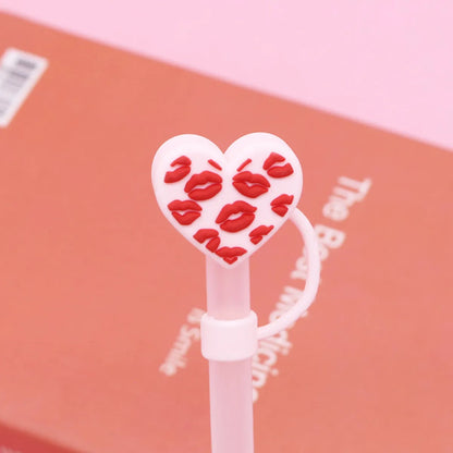 Valentine'S Day Casual Elegant Cute Bear PVC Straw Decorative Cap 1 Piece