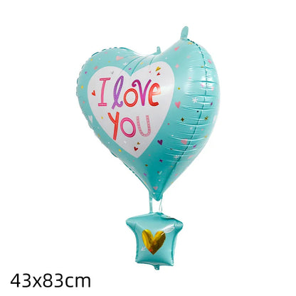 Valentine'S Day Heart Shape Aluminum Film Party Balloons