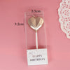 Valentine'S Day Heart Shape Paraffin Birthday Candle