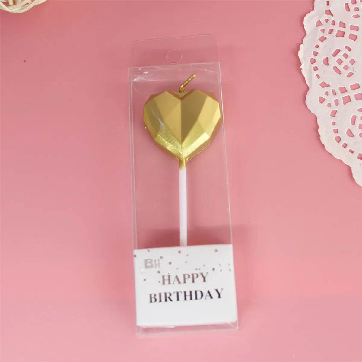 Valentine'S Day Heart Shape Paraffin Birthday Candle