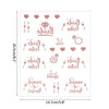 Valentine'S Day Letter Cloth Wedding Party Costume Props