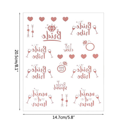 Valentine'S Day Letter Cloth Wedding Party Costume Props