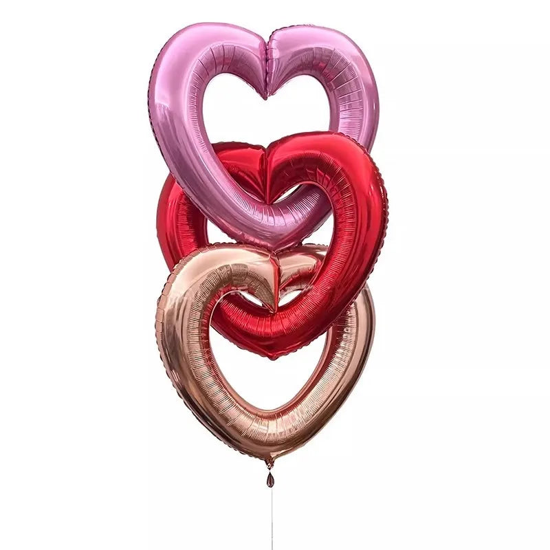 Valentine'S Day Sweet Heart Shape Aluminum Film Party Festival Balloons