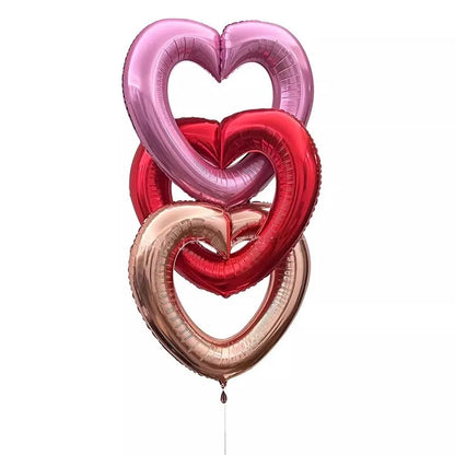 Valentine'S Day Sweet Heart Shape Aluminum Film Party Festival Balloons