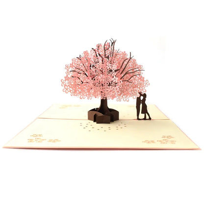 Valentine'S Day Sweet Human Tree Special Paper Daily Festival Card