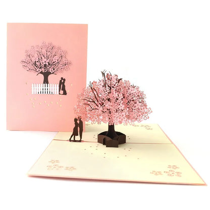 Valentine'S Day Sweet Human Tree Special Paper Daily Festival Card