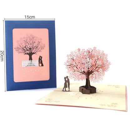 Valentine'S Day Sweet Human Tree Special Paper Daily Festival Card