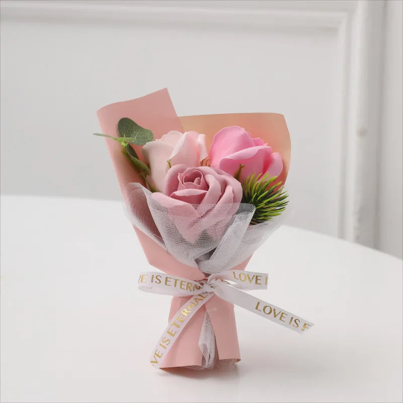 Valentine'S Day Teachers' Day Romantic Sweet Pastoral Flower Dried Flower Party Date Festival Rose Flower