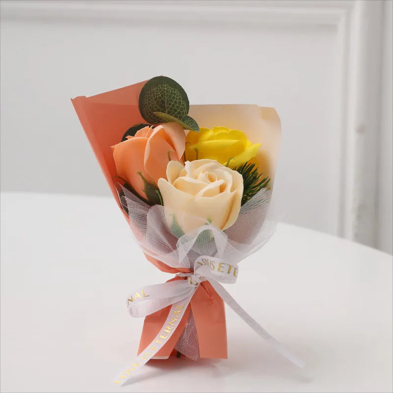 Valentine'S Day Teachers' Day Romantic Sweet Pastoral Flower Dried Flower Party Date Festival Rose Flower