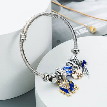 Vintage Colorful Elephant Leaf Adjustable Diamond Bracelet Wholesale Gooddiy