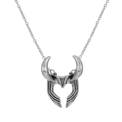 Vintage Style Bull Head Alloy Plating Unisex Pendant Necklace