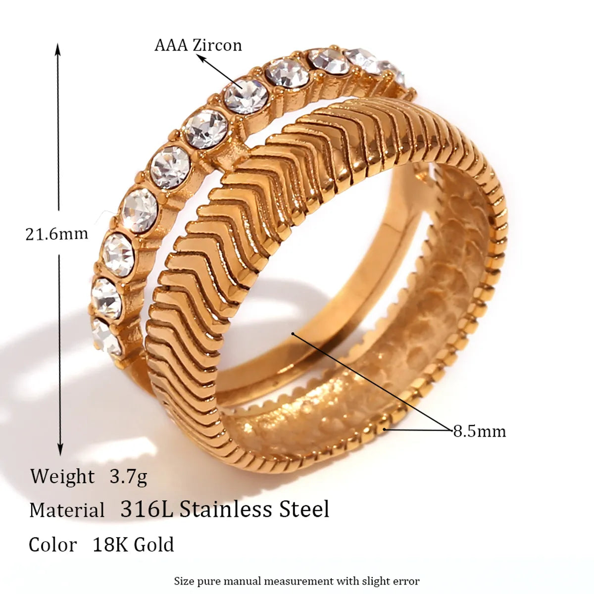 Wholesale Jewelry Vintage Style Classic Style Solid Color 304 Stainless Steel Rhinestones 18K Gold Plated Plating Inlay Bracelets Earrings Necklace