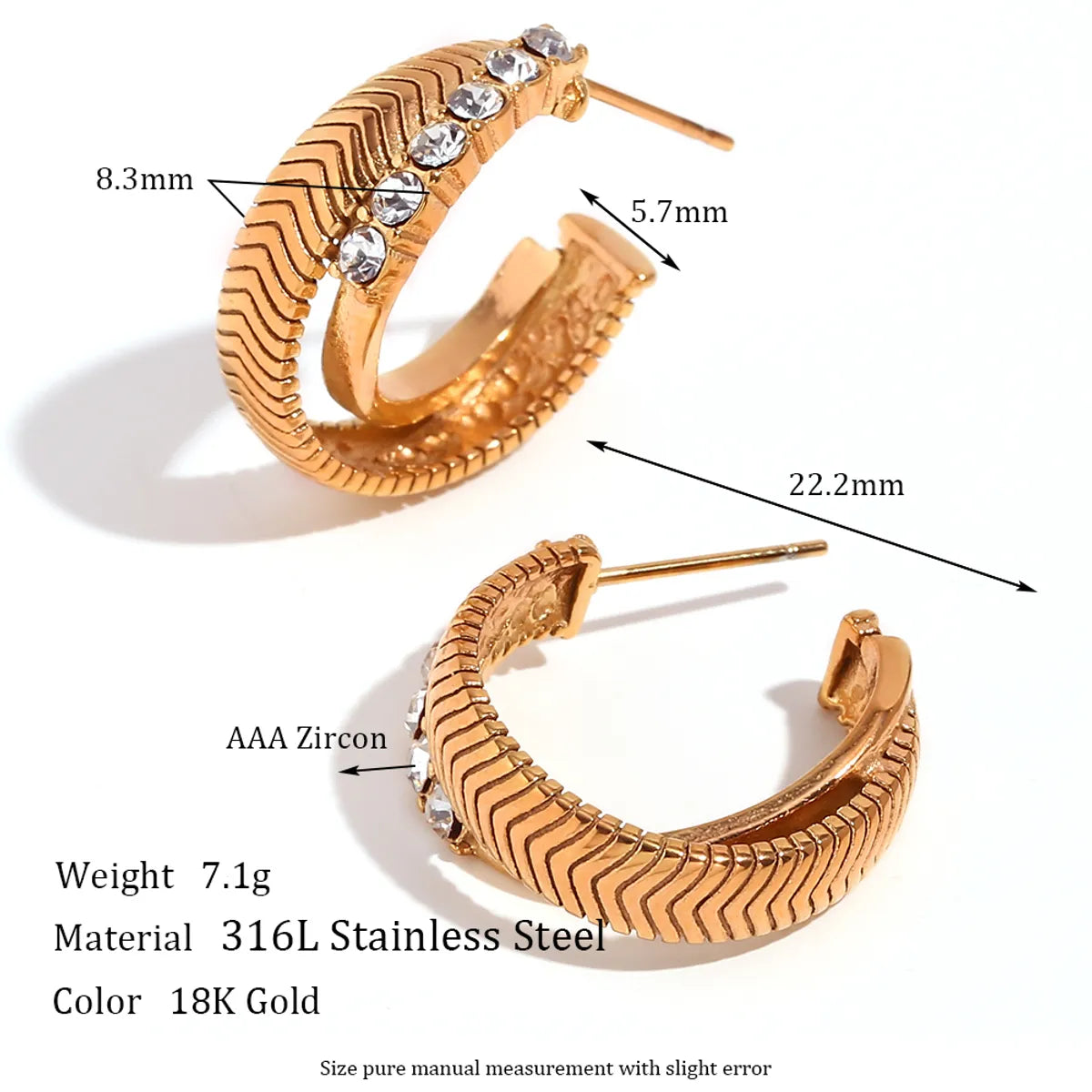 Wholesale Jewelry Vintage Style Classic Style Solid Color 304 Stainless Steel Rhinestones 18K Gold Plated Plating Inlay Bracelets Earrings Necklace