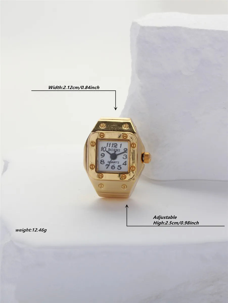 Alloy Vintage Style Watch Plating Rings