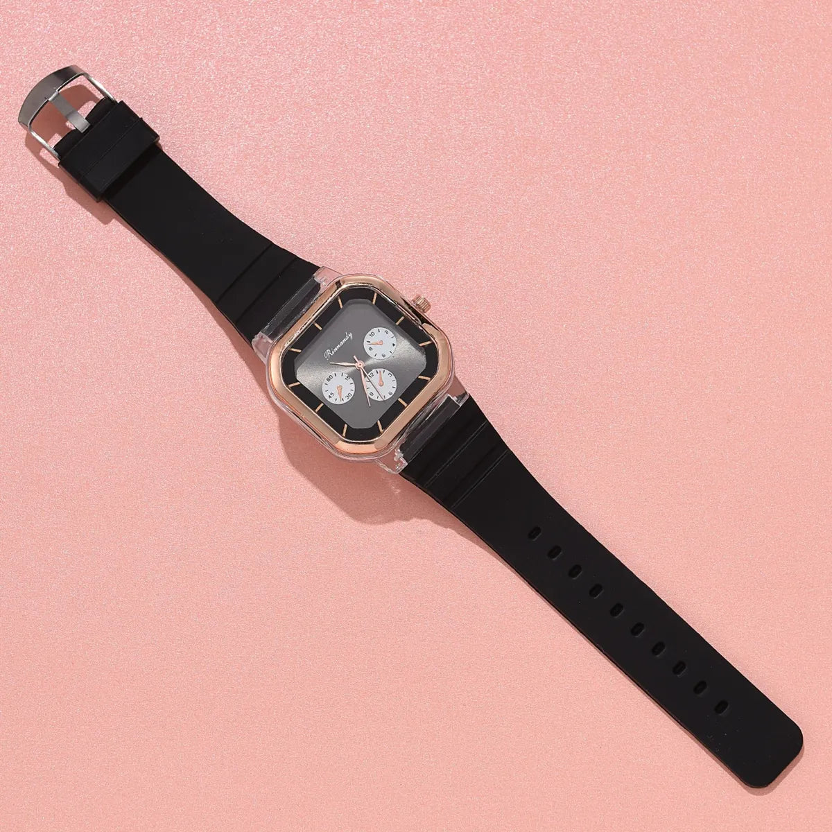 Vintage Style Color Block Buckle Quartz Women'S Watches