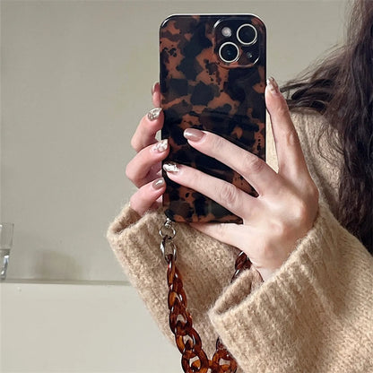 Vintage Style Color Block Silica Gel   Phone Cases