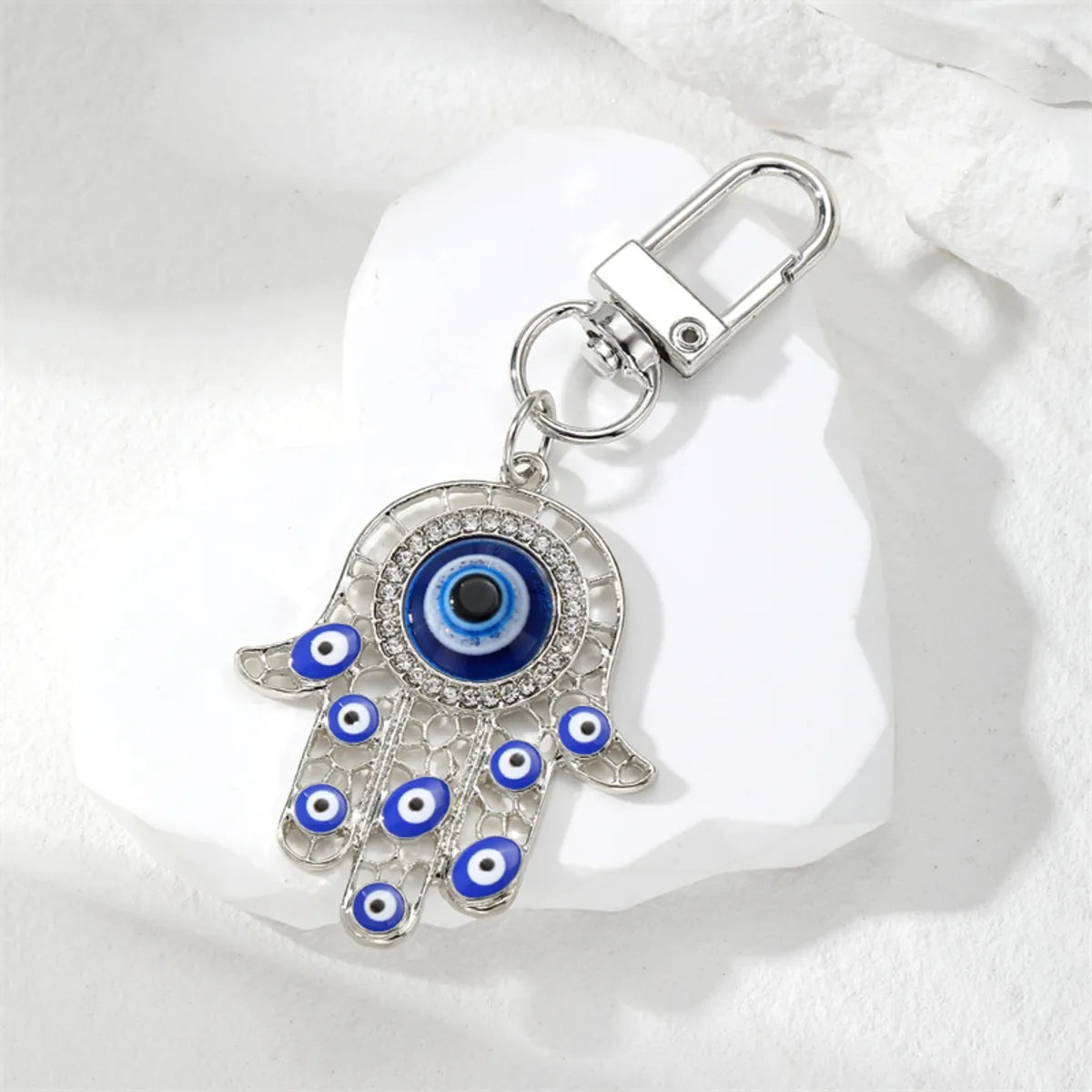 Vintage Style Devil'S Eye Alloy Keychain