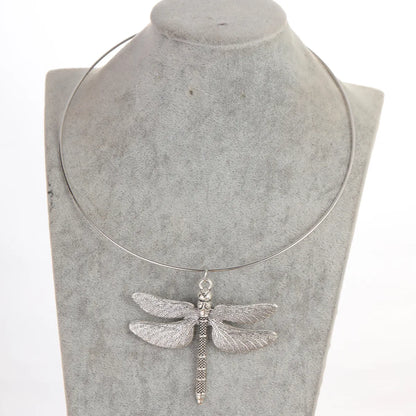 Vintage Style Dragonfly Alloy Women's Pendant Necklace