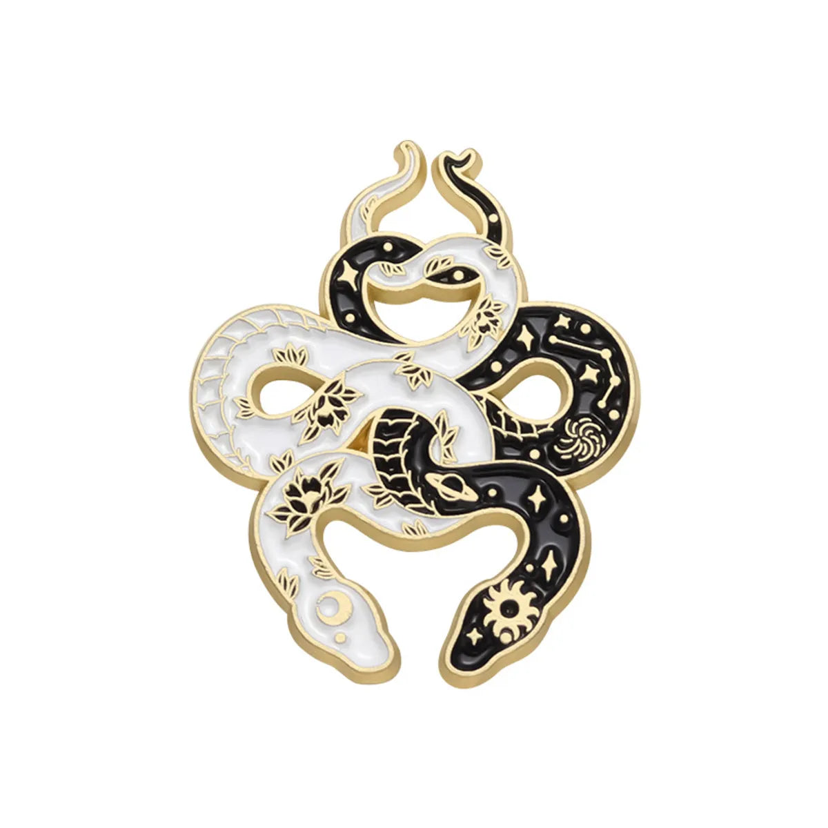 Vintage Style Flower Snake Butterfly Alloy Plating Unisex Brooches