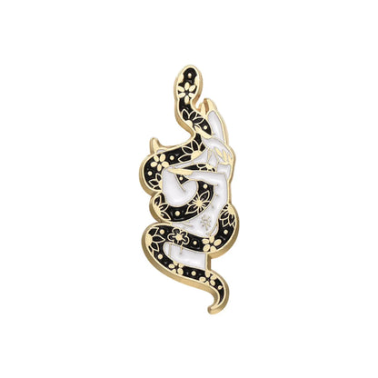 Vintage Style Flower Snake Butterfly Alloy Plating Unisex Brooches