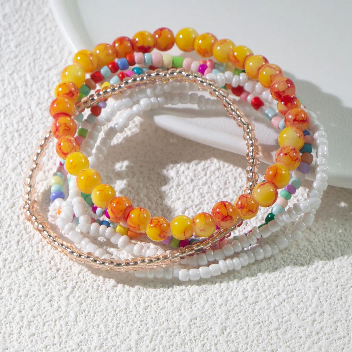 Vintage Style Round Seed Bead Beaded Women's Bracelets