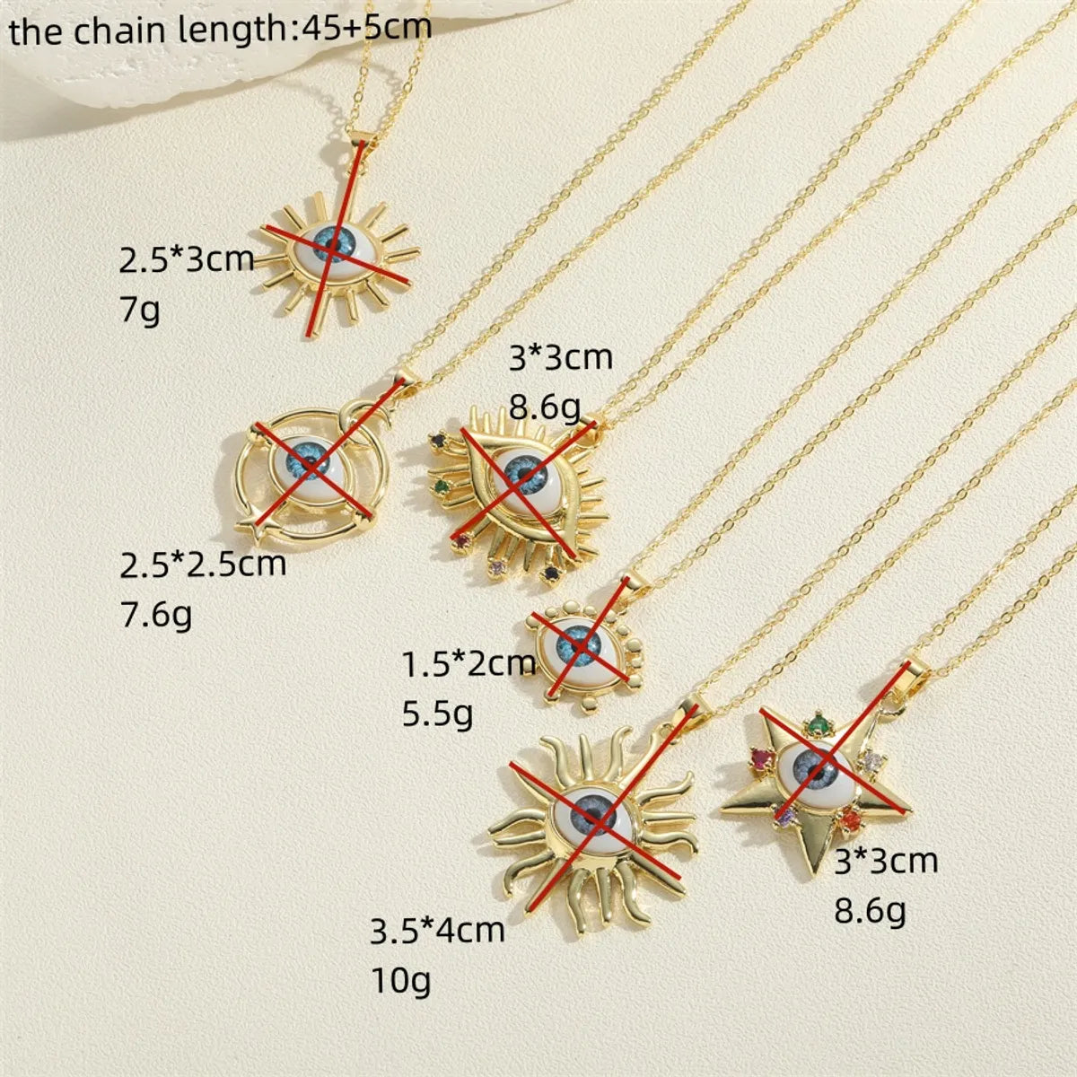 Vintage Style Simple Style Commute Sun Copper Plating Inlay Resin Zircon 14k Gold Plated Pendant Necklace