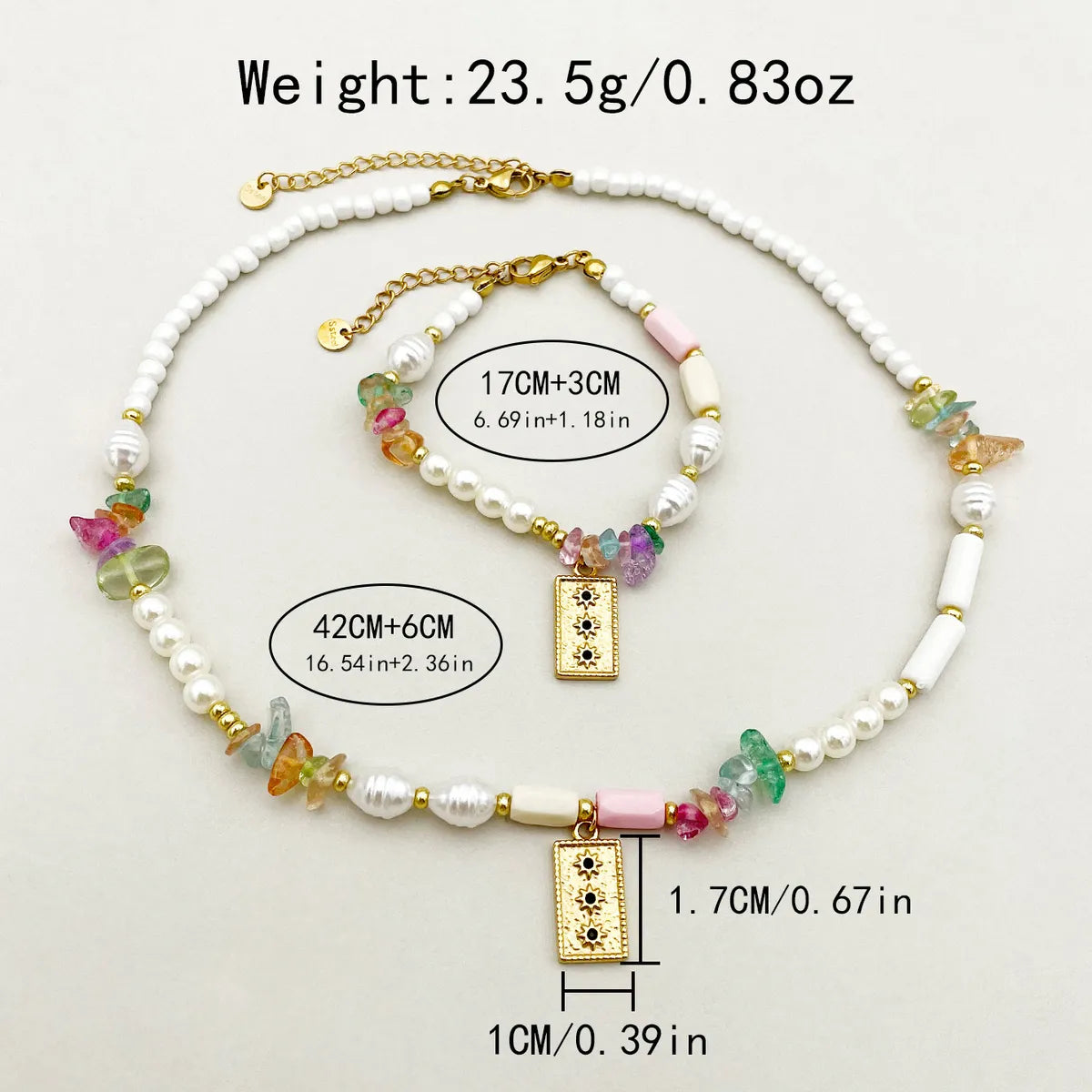 Wholesale Vintage Style Simple Style Sun Stainless Steel Beaded Plating Inlay Gold Plated Rhinestones Bracelets Necklace