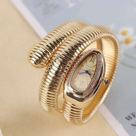 Vintage Style Snake Quartz Women'S Watches