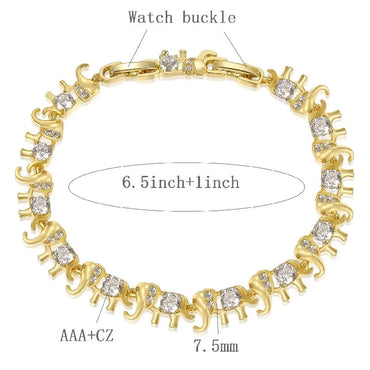 Vintage Style Solid Color Copper Brass 18k Gold Plated Gold Plated Zircon Bracelets In Bulk