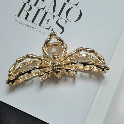 Vintage Style Spider Alloy Plating Hair Claws