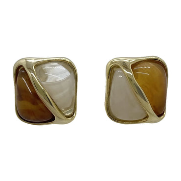 1 Pair Vintage Style Square Alloy Ear Studs