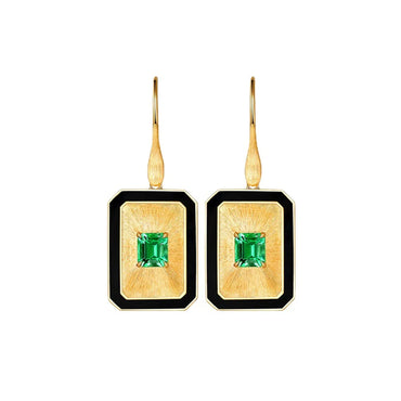 Vintage Style Square Copper Inlay Rhinestones Women's Rings Earrings Necklace