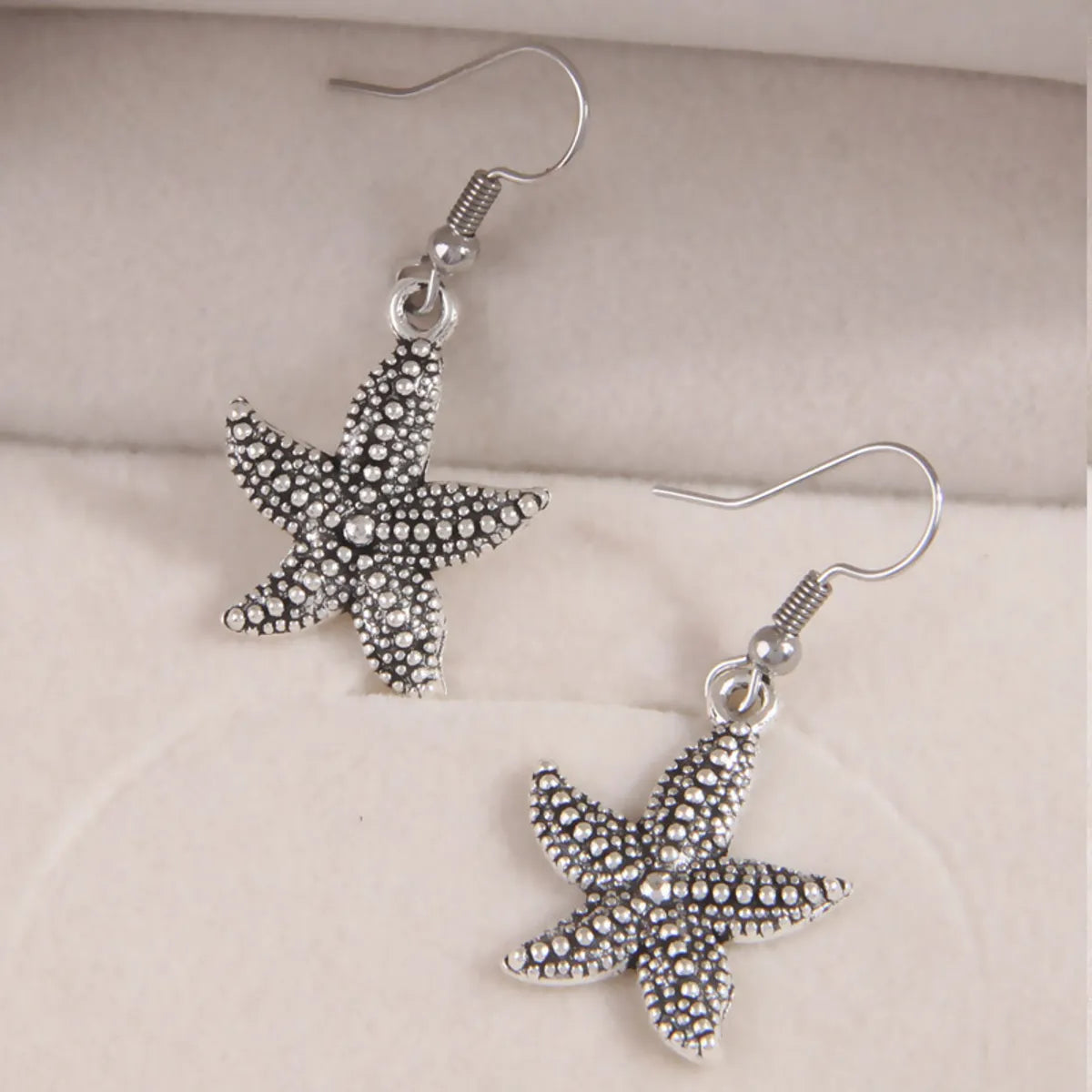 Vintage Style Starfish Alloy Women'S Earrings Necklace Jewelry Set