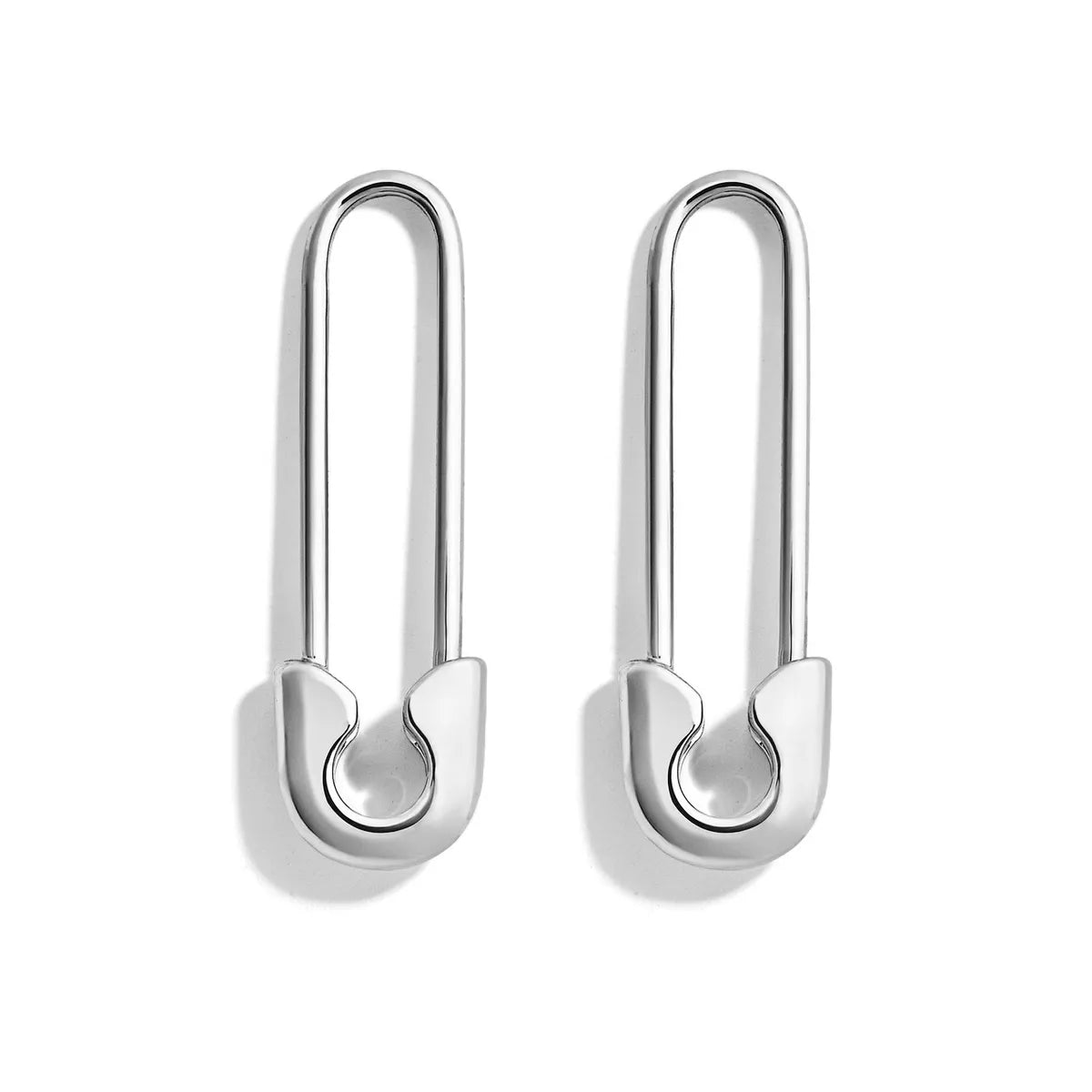 1 Pair Simple Style Geometric Alloy Plating Drop Earrings