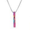 Cool Style Geometric Stainless Steel Plating 14k Gold Plated Pendant Necklace