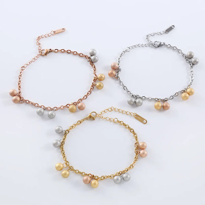 Casual Basic Commute Butterfly 304 Stainless Steel Zircon Bracelets In Bulk