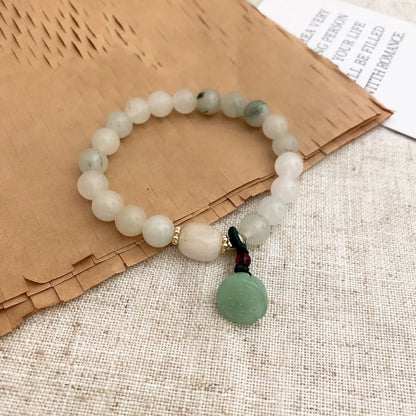 Wholesale Chinoiserie Elegant Geometric Jade Bracelets