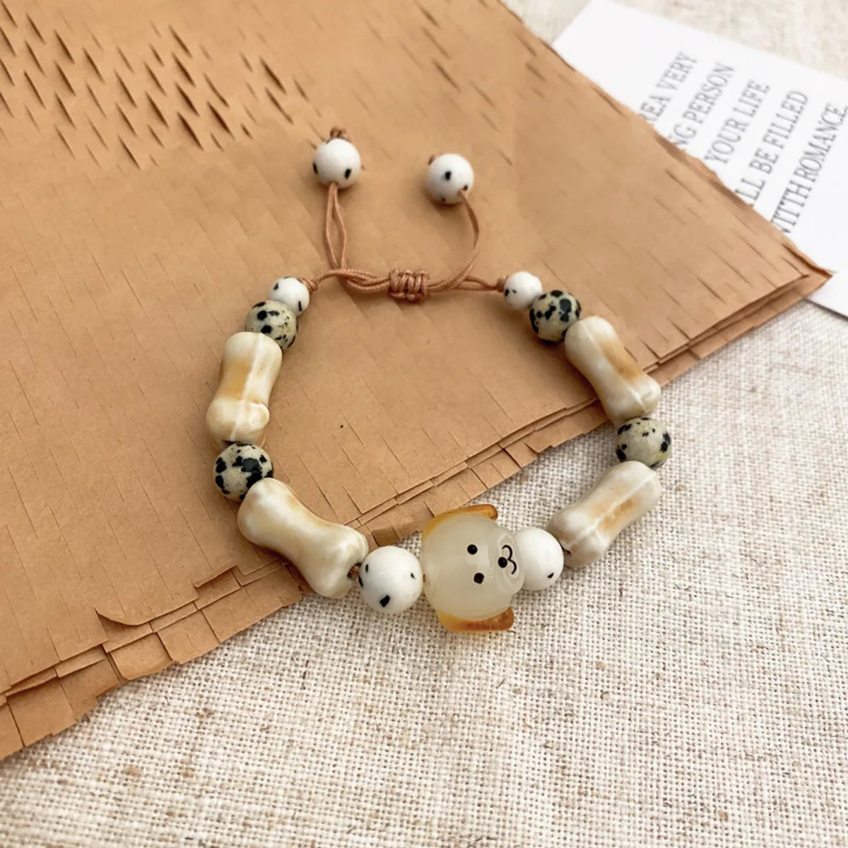 Wholesale Chinoiserie Elegant Geometric Jade Bracelets