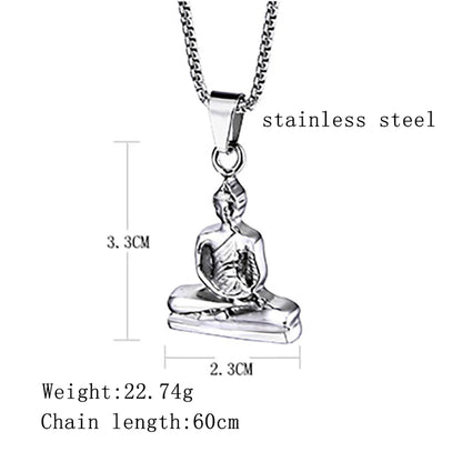 Wholesale Chinoiserie Solid Color Stainless Steel Plating Gold Plated Pendant Necklace