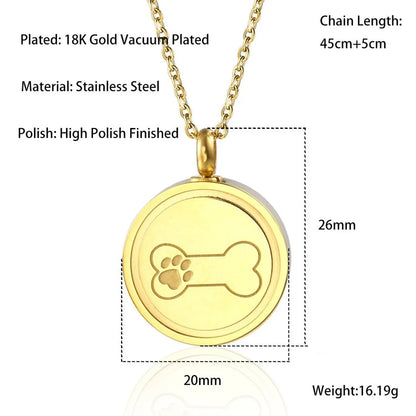 Wholesale Classic Style Commute Solid Color Titanium Steel Plating Gold Plated Pendant Necklace