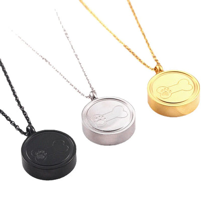 Wholesale Classic Style Commute Solid Color Titanium Steel Plating Gold Plated Pendant Necklace