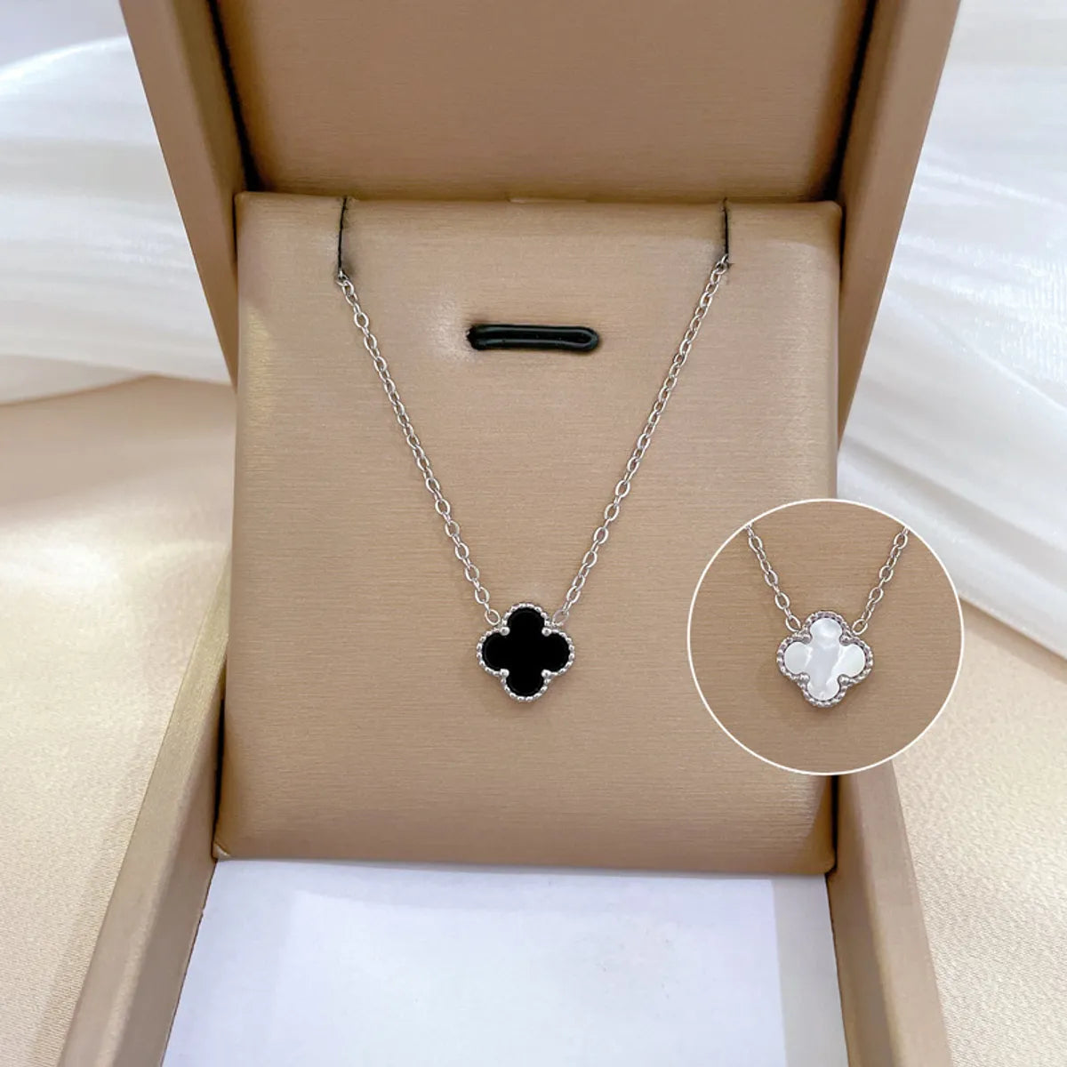 Elegant Lady Geometric Heart Shape Titanium Steel Plating Inlay Artificial Pearls Zircon Pendant Necklace