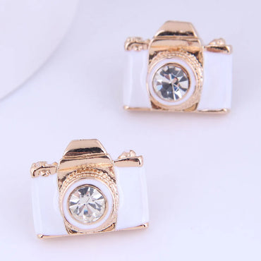 Wholesale Fashion Cute Camera Stud Earrings Nihaojewelry